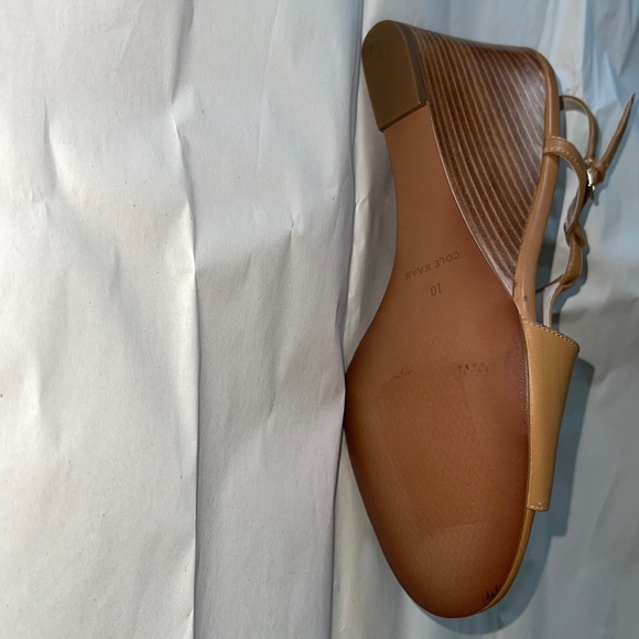 Cole Haan  wedge sandal open toe size 10 New N/T - Picture 6 of 6